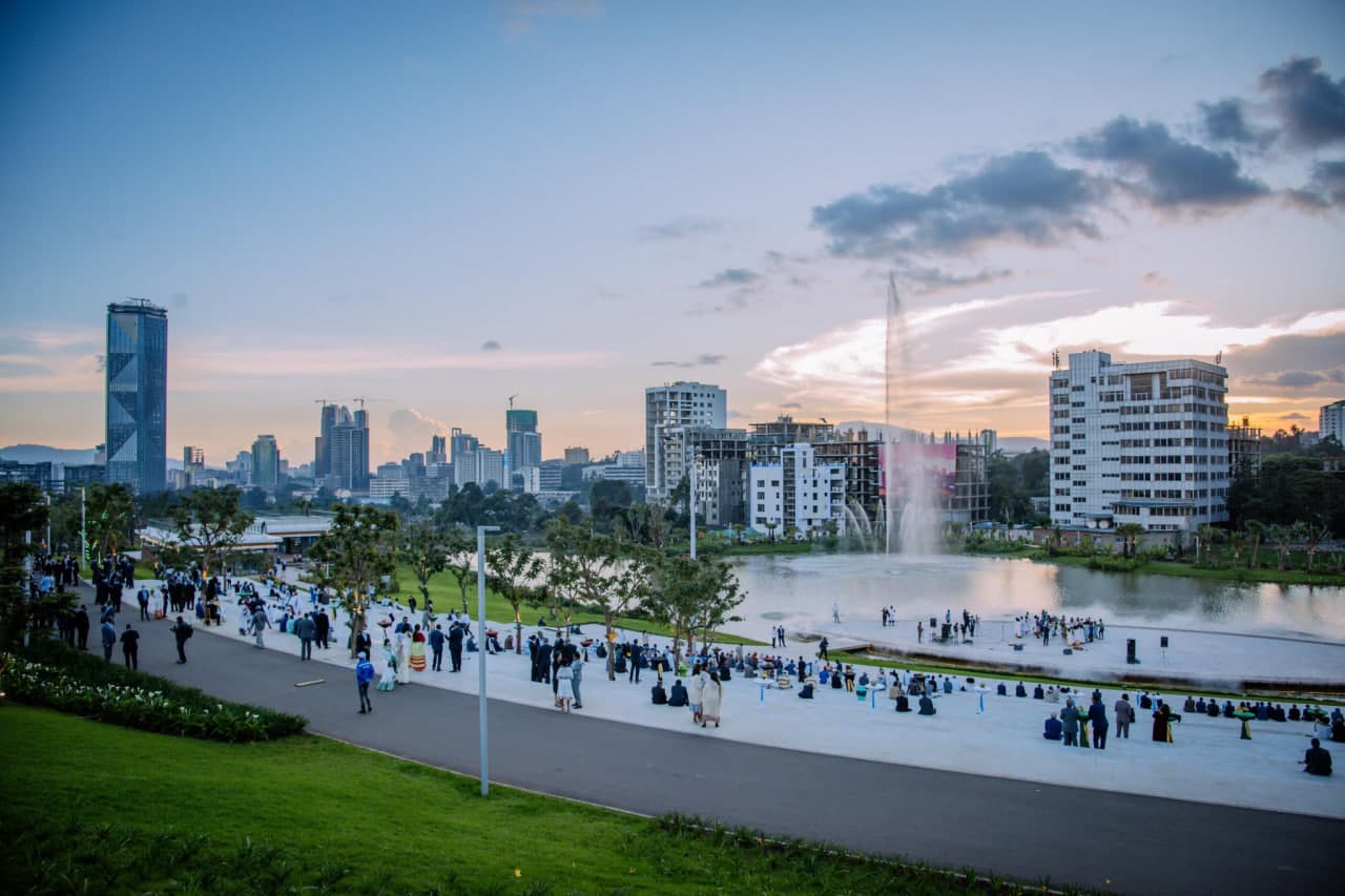 Friendship Park in Addis Ababa, Ethiopia