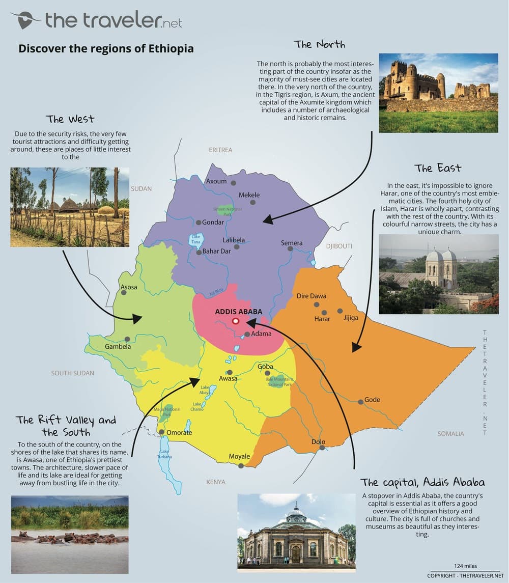 Map of Ethiopia