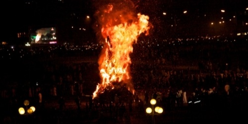 meskel festival at night