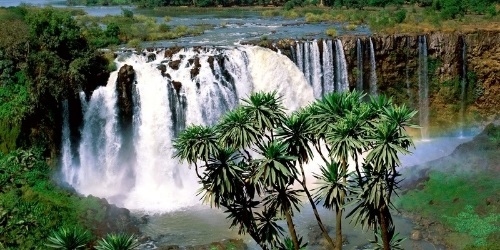 blue nile waterfall